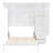 Queen Size Wall Murphy Bed With Top Cabinet,Shelves  And  Wardrobe, Space Saving Foldable Bed,White