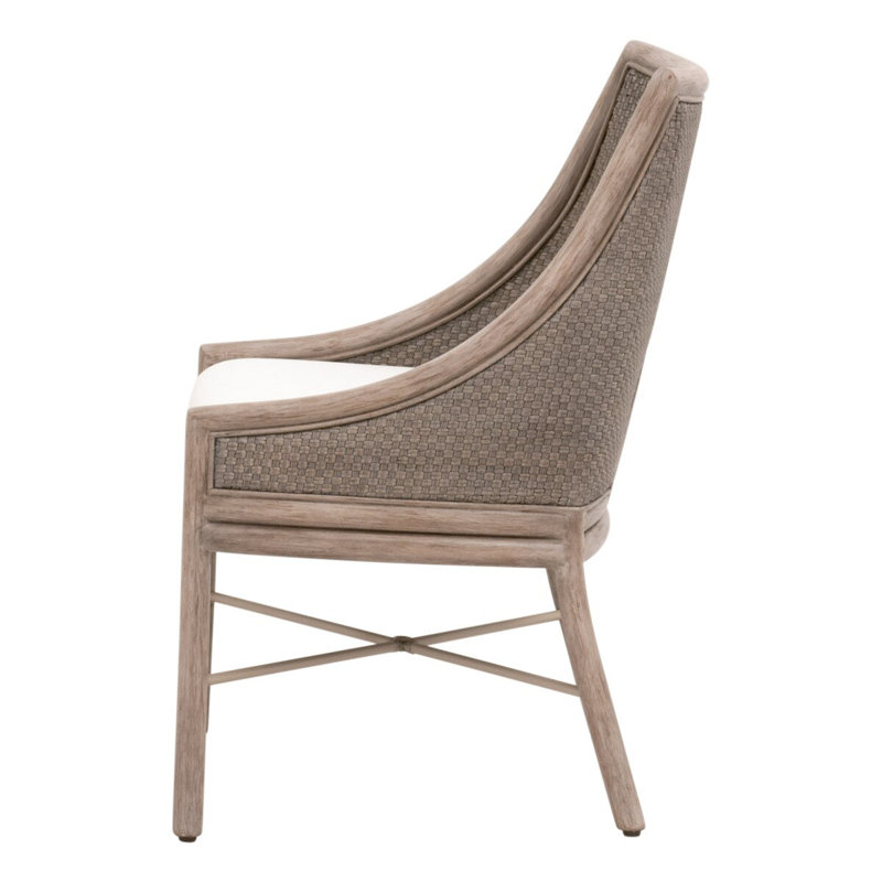 Adamo Polyester Upholstered Armless Dining Chair 