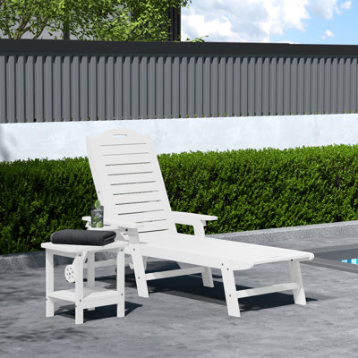 Ensemble de chaises longues inclinables 2 pièces Brighton