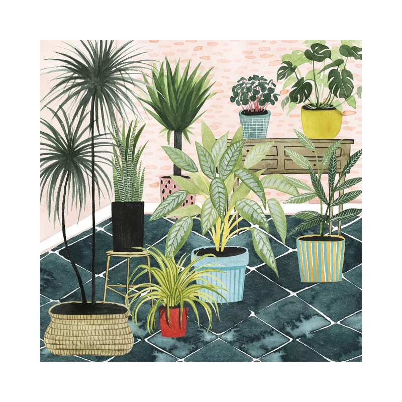Modern Jungle II by Grace Popp - Wrapped Canvas Gallery-Wrapped Canvas Giclée, 30.48 cm H x 30.48 cm W