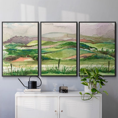 Bennachie Rain II, reproduction sur toile 3 pièces