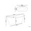 Metcalfe x Freestanding Standard Acrylic Bathtub-368324337