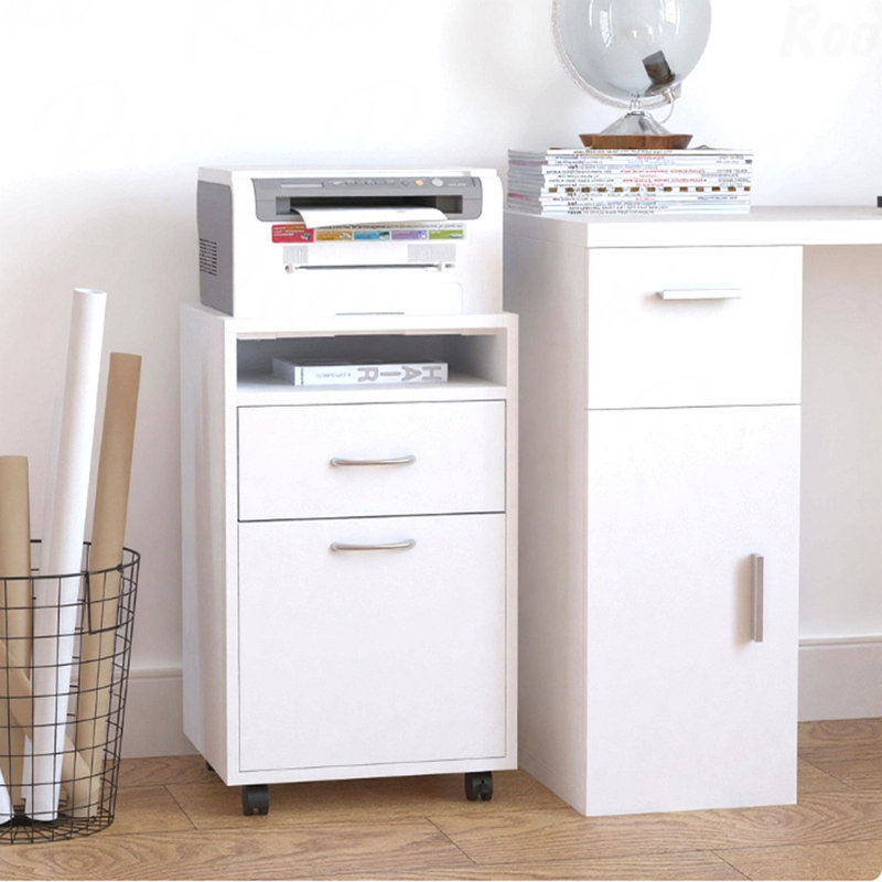 Organisateur de rangement mobile, White