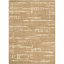 Raku Hand Knotted Abstract Area Rug in Tan