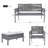 K&K 4-Piece Rope Patio Furniture Set-1567547576-1567547578