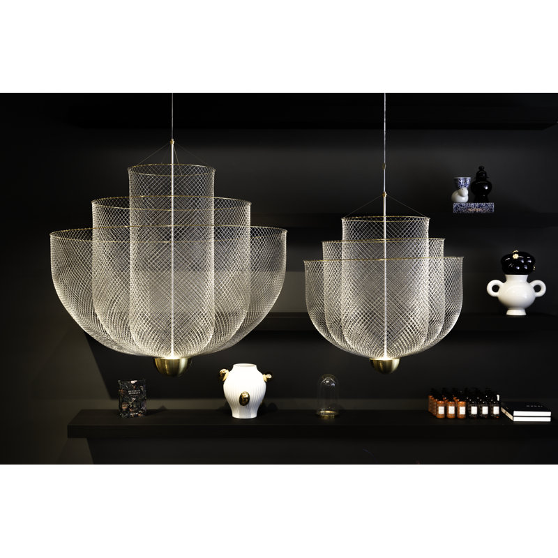 Meshmatics 1 - Light LED Chandelier, Small