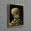 Vincent Van Gogh, toile d'art squelette inspirée de fumée pour un décor moderne