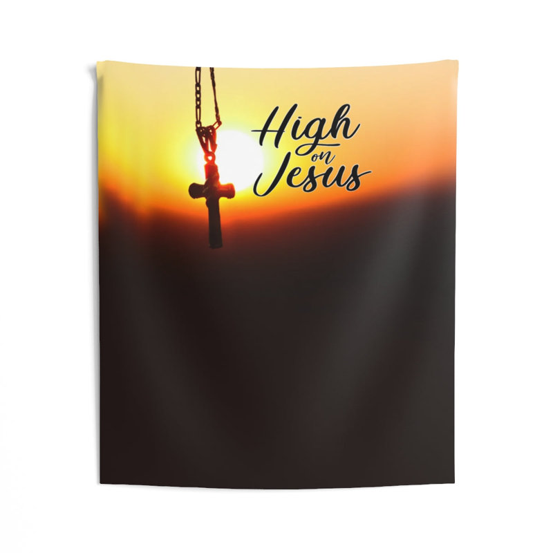Tapisserie en polyester, H 104 po x l 88 po