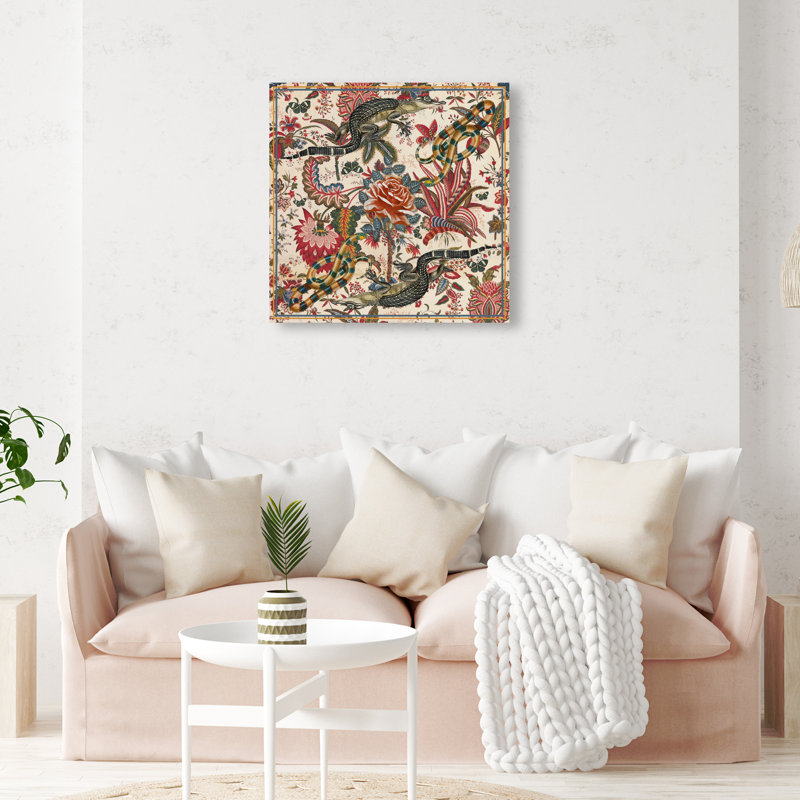Timeless Alligator Canvas Animals Print by Oliver Gal, 30"H x 30"W, Canvas Unframed