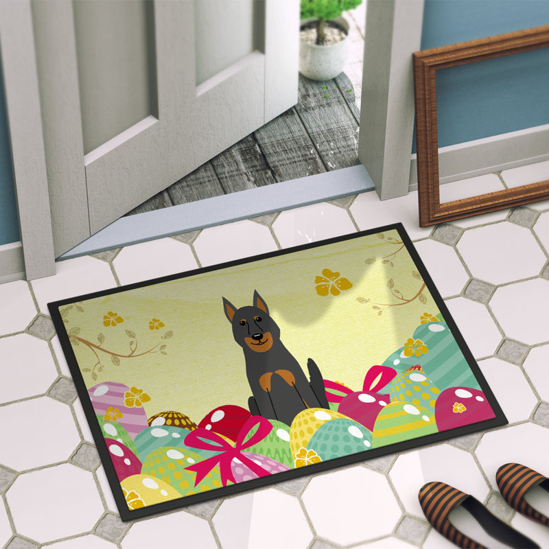Non-Slip Easter Outdoor Doormat, 36" L x 24" W