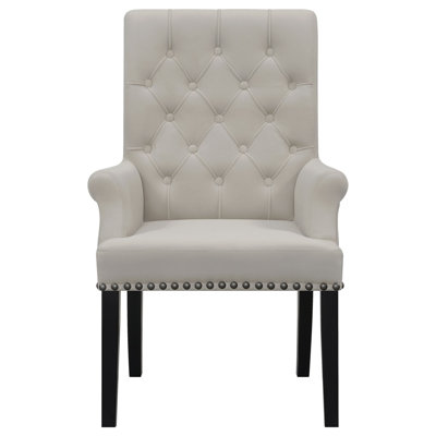 Chaise de salle à manger rembourrée Norwich Sand