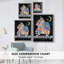 Moonlight Flowers I, reproduction encadrée - bois massif-2003970853