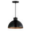 Luminaire suspendu simple noir à 1 lumière Karmine-1877848196-1877848218