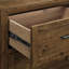 Commode brune à 7 tiroirs
