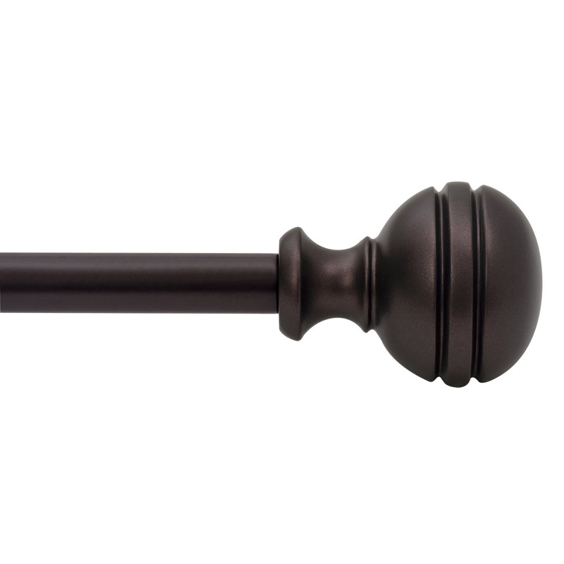 Tringle à rideaux réglable Gursharan, 28" - 48", Bronze frotté à l'huile