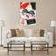 « patron lady », impression sur verre