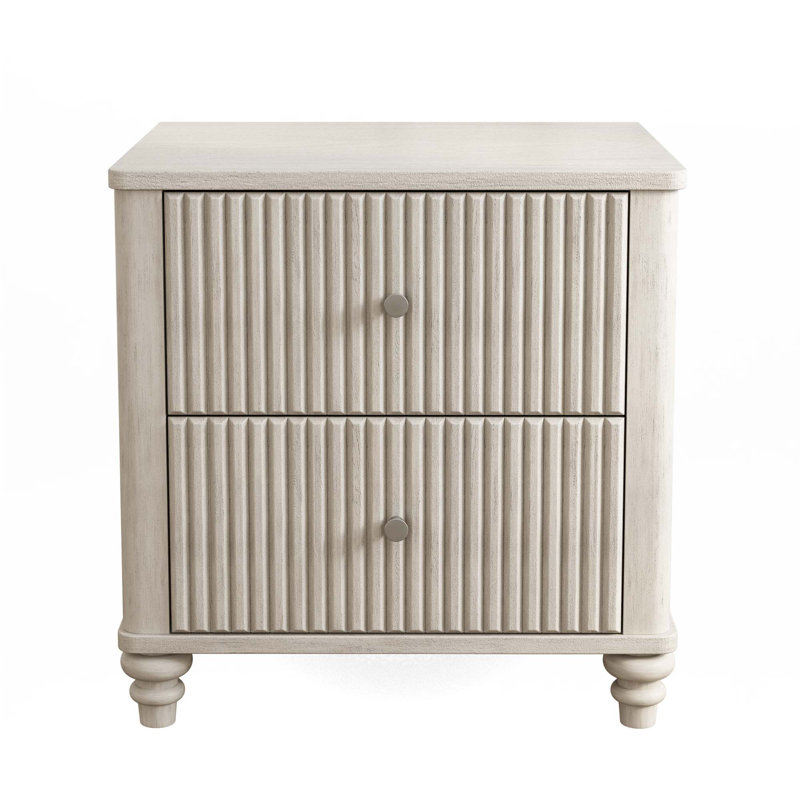 Table de chevet Mid-Century, Beige, Individuel