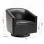 Chaise pivotante noire-1600068747