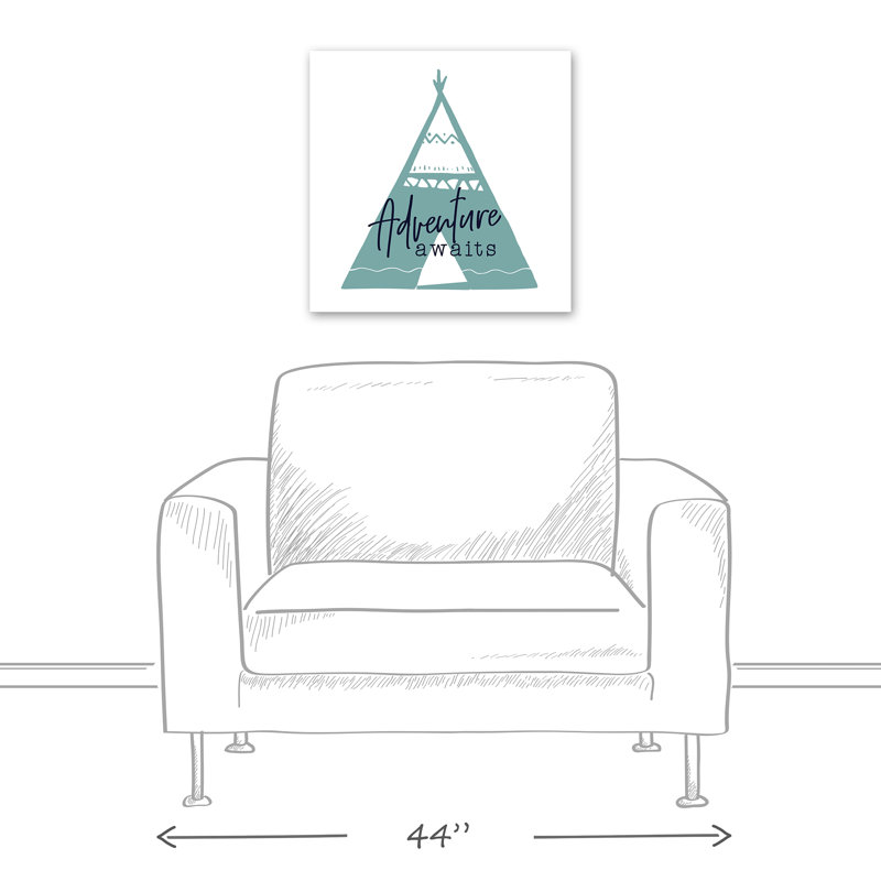 « adventure await », art sur toile Loredo, H 20 po x l 20 po x P 1,25 po