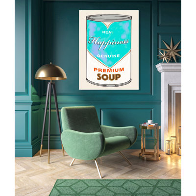 Happiness Soup by Carlos Beyon - Wrapped Canvas Print
