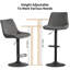 Heckscherville Velvet Height Adjustable Swivel Upholstered Bar Stool-511165822