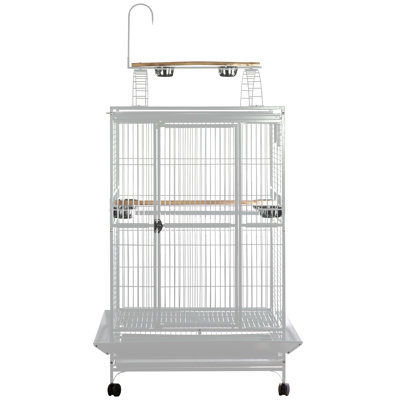 XXL Play Top Bird Cage White