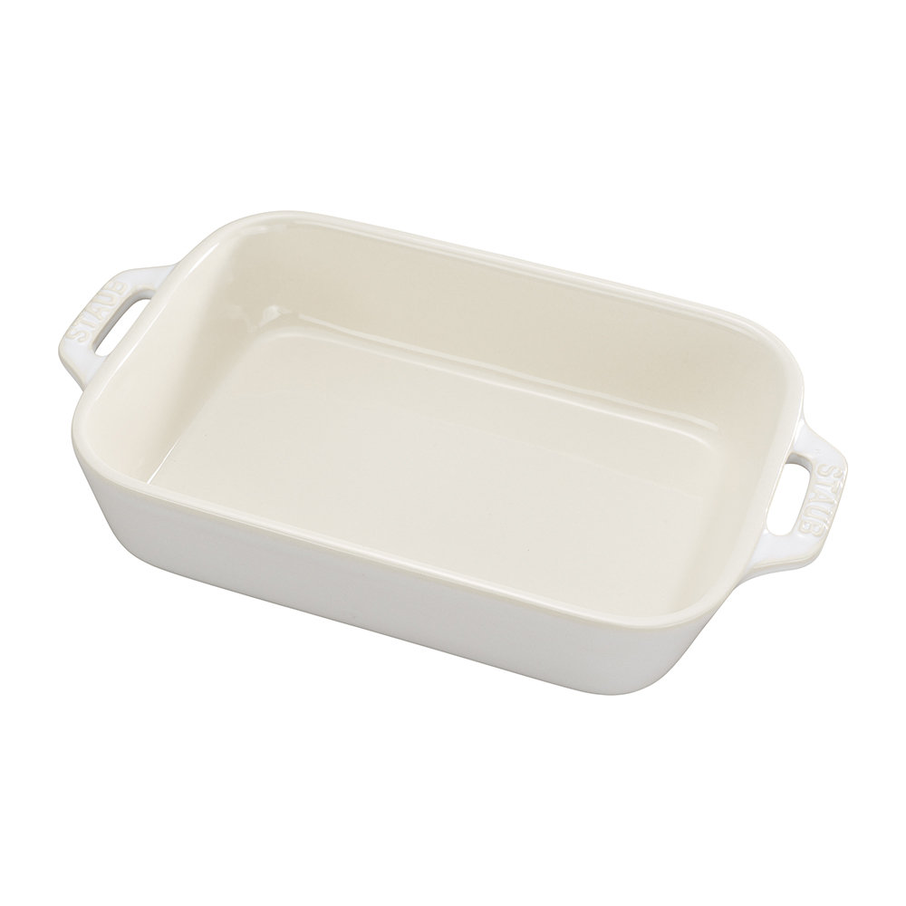 Staub Stoneware Rectangular Covered Baking Pan