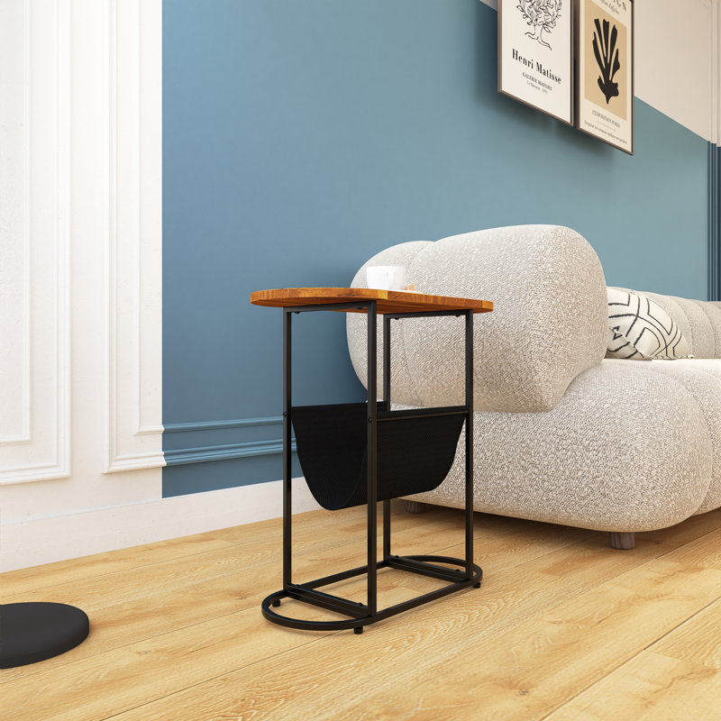 Wenda Solid Wood Top End Table