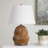 Lampe de table en rotin miel Cieren