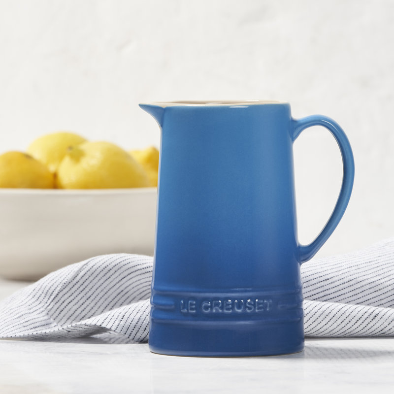 Le Creuset Stoneware Signature Pitcher 1.6 Qt. Marseille