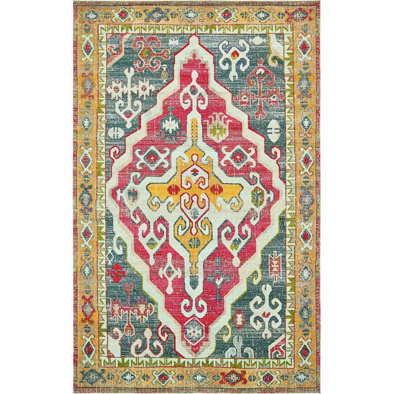 Abstract Indoor Rug, Rectangle 10'6" x 16'5"