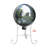 Erma Glass Abstract Gazing Ball-1680242226