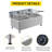 Yesurprise 3400 W 2 Basket Cool Touch Deep Fryer Basket Deep Fryer with Timer