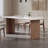 Solid Wood Base Dining Table-1283266417