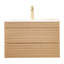 Meuble-lavabo mural simple 30 po avec lavabo en céramique-126271596