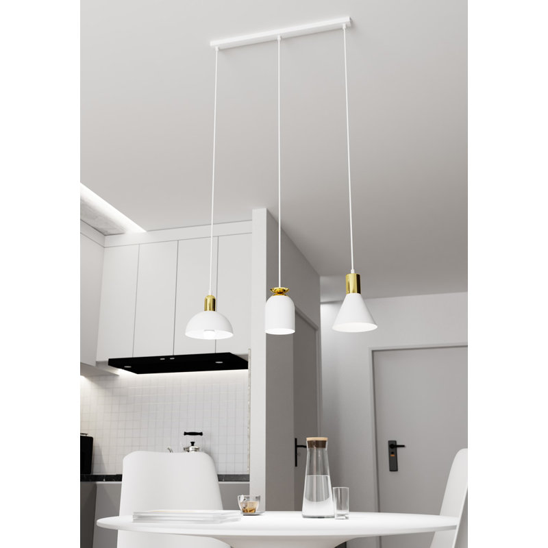 Akhiya 3 - Light Pendant, White