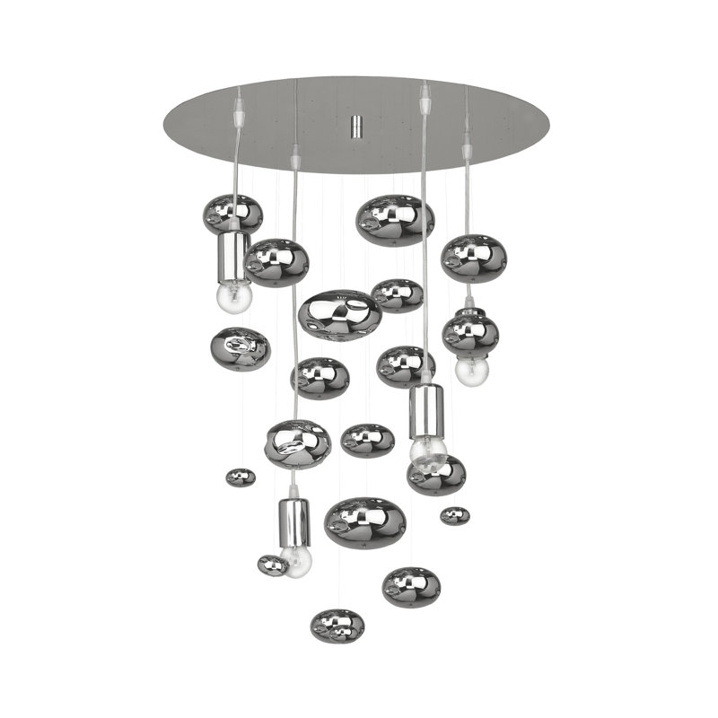 Guimond 4 - Light Chrome Cluster Pendant