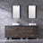 62.4" W Double Bathroom Vanity Set with Mirror