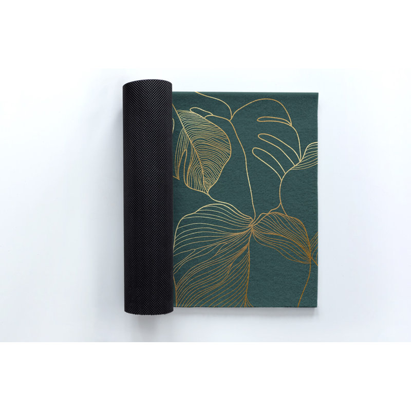 Non-Slip Floral Outdoor Doormat