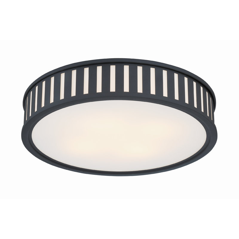 Montoya Flush Mount, Black 