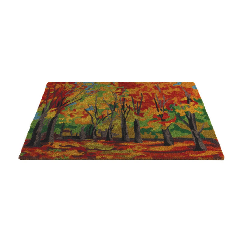 Paillasson antidérapant 30x18, Fall Trees