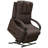 Upholstered Heated Massage Chair-2120229811