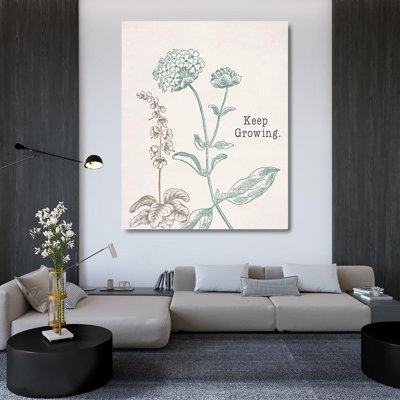 Rosalind Wheeler Santiago, Daniela Gallery Wrapped Canvas Art Titled: Keep Growing
