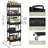 Plastic Rolling Utility Cart with-110898306