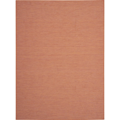 6' X 9' Rust Power Loom Area Rug