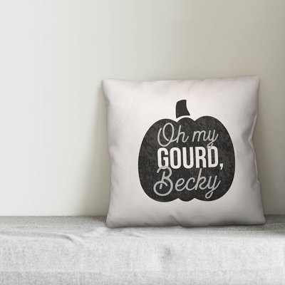  Oh My Gourd, Becky Throw Pillow