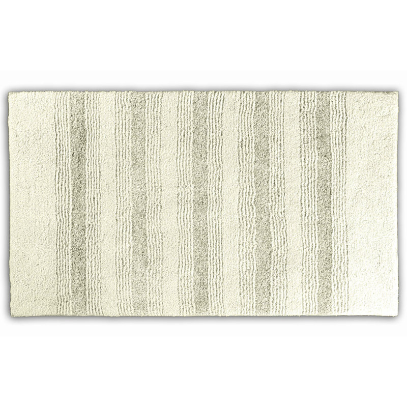 Nylon Bathroom Mat with Non-Slip Appliance Niala, Ivoire, 2 pi 6 po x 4 pi 2 po