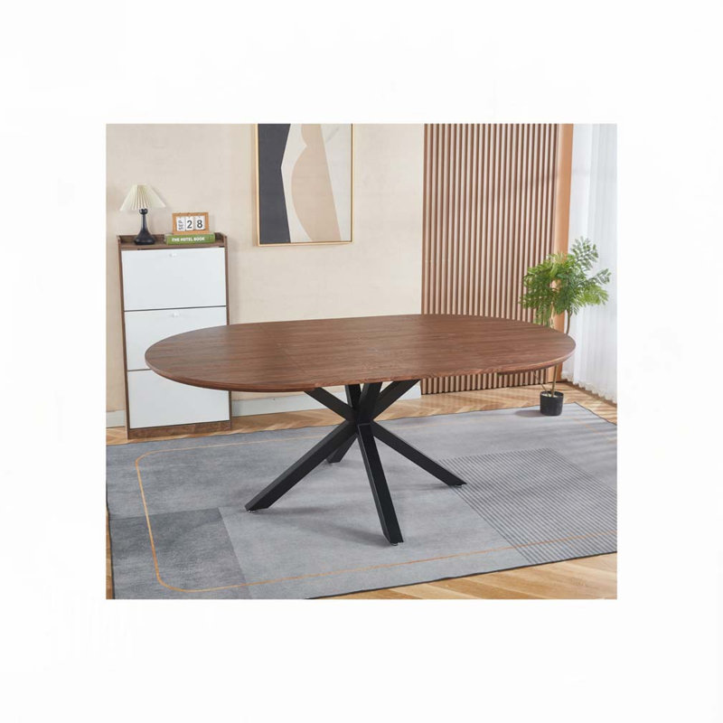 Table de salle à manger extensible, Noyer