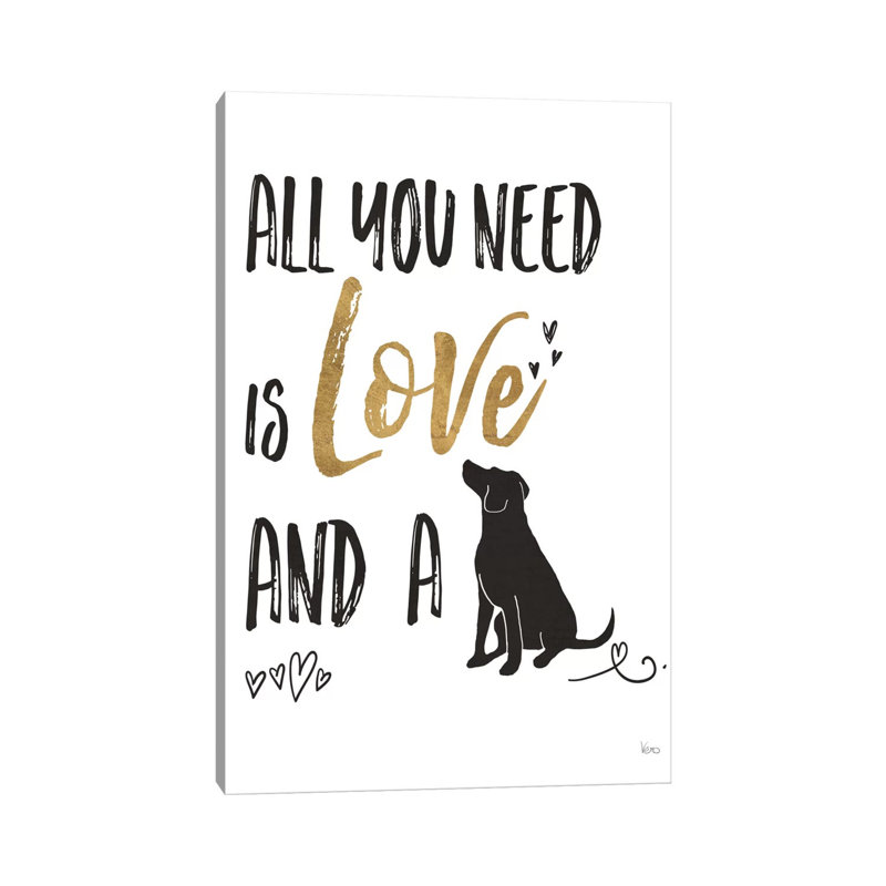 Pet Love II by Veronique Charron - Wrapped Canvas Print, 45.72cm H x 30.48cm W x 1.905cm D