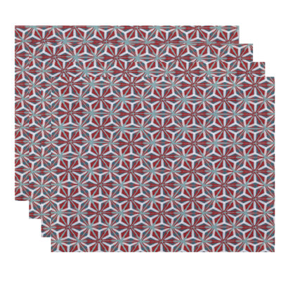 Viet Polyester Geometric Rectangle Placemat